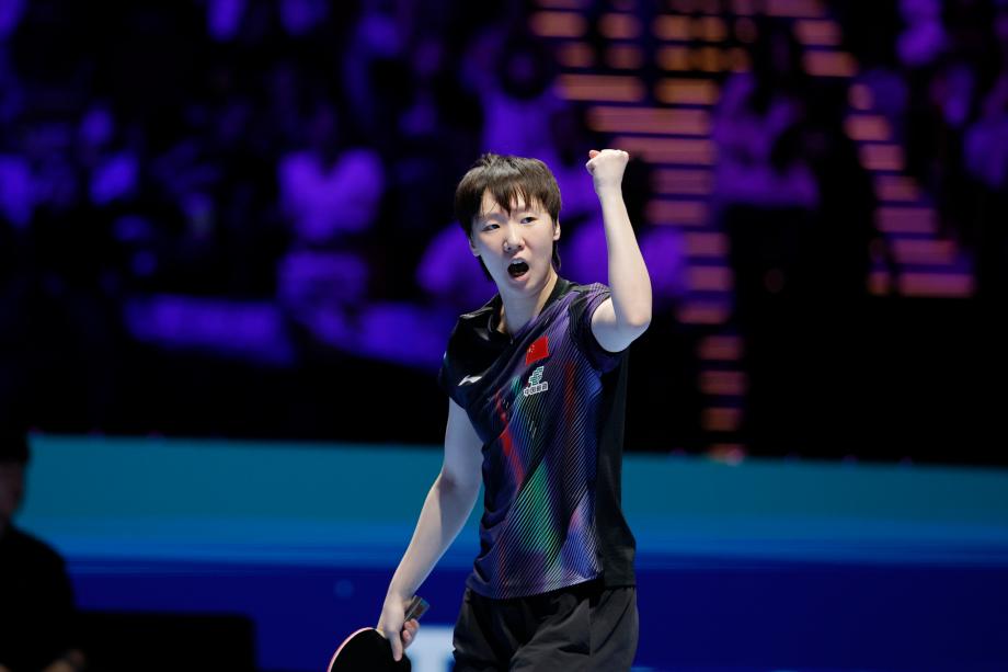 PP电子官方-王曼昱4-2申裕斌 国乒提前锁定世界杯女单冠亚军